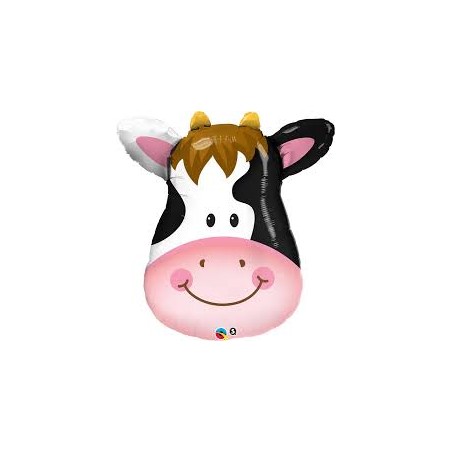 BALLON METALLIQUE TETE DE VACHE 81 CM