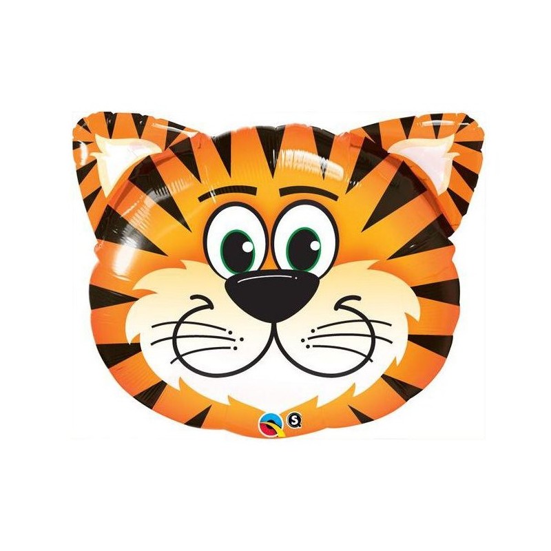 BALLON METALLIQUE TETE DE TIGRE 76 CM BALLON METALLIQUE TETE DE TIGRE 76 CM