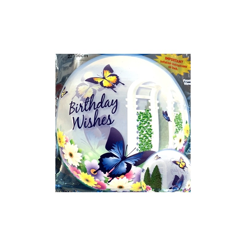BALLON BUBBLES BIRTHDAY WISHES 56 CM BALLON BUBBLES BIRTHDAY WISHES 56 CM