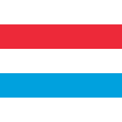 DRAPEAU LUXEMBOURG EN TISSUS 90 X 150 CM