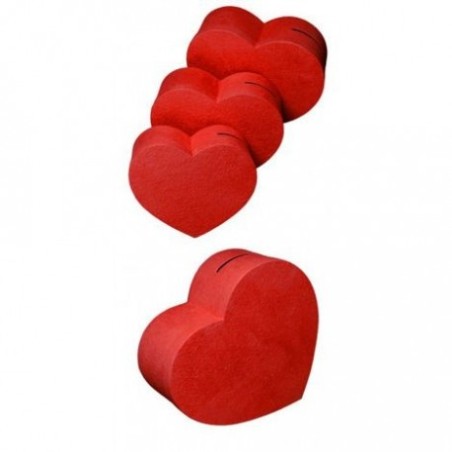 URNE COEUR ROUGE 32 X 41 CM