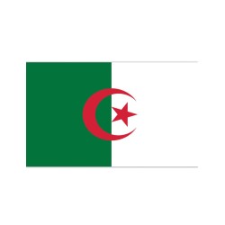DRAPEAU TISSUS DE L'ALGERIE 90 X 150 CM