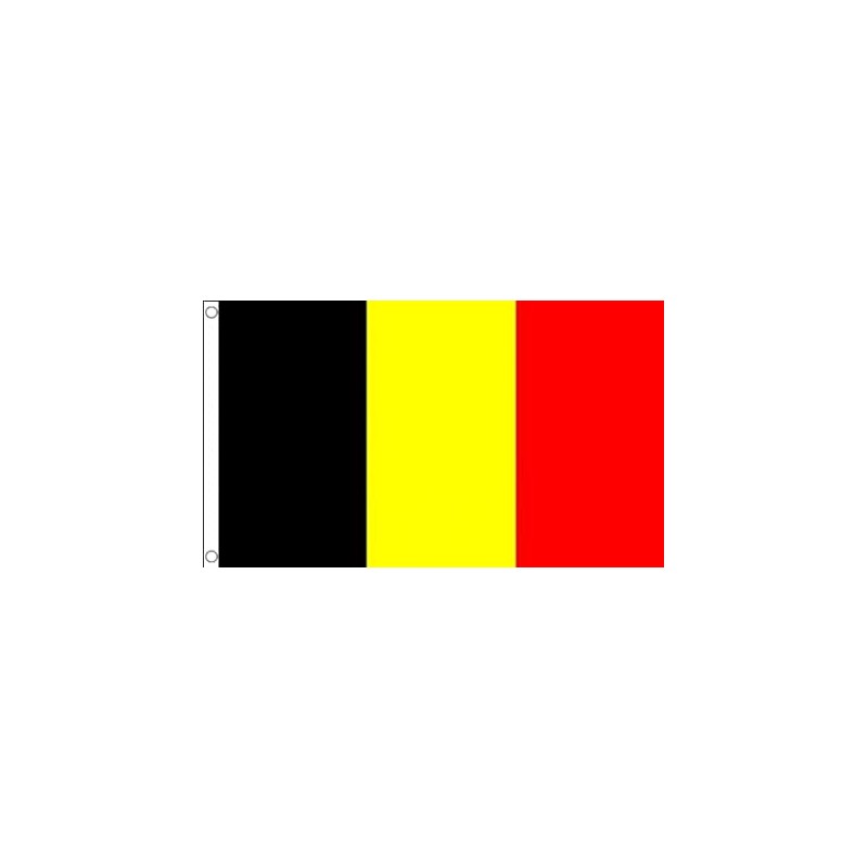 DRAPEAU BELGIQUE EN TISSUS 90 X 150 CM DRAPEAU BELGIQUE EN TISSUS 90 X 150 CM