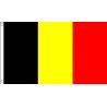 DRAPEAU BELGIQUE EN TISSUS 90 X 150 CM