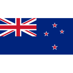 DRAPEAU NOUVELLE ZELANDE EN TISSUS 60 X 90 CM