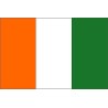 DRAPEAU TISSUS COTE D'IVOIRE 60 X 90 CM