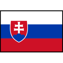 DRAPEAU SLOVAQUIE EN TISSUS 60 X 90 CM