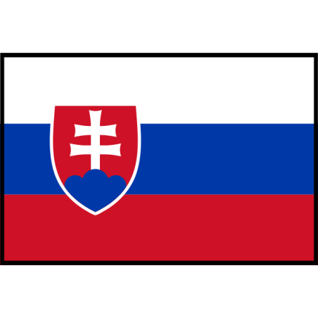 DRAPEAU SLOVAQUIE EN TISSUS 60 X 90 CM
