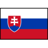 DRAPEAU SLOVAQUIE EN TISSUS 60 X 90 CM