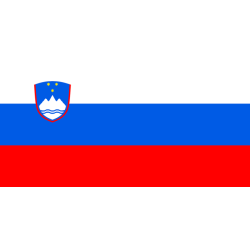 DRAPEAU SLOVENIE EN TISSUS 60 X 90 CM