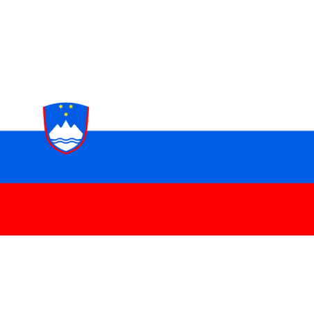 DRAPEAU SLOVENIE EN TISSUS 60 X 90 CM