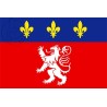 DRAPEAU LYONNAIS EN TISSUS 60 X 90 CM