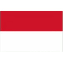 DRAPEAU MONACO EN TISSUS 60 X 90 CM