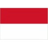 DRAPEAU MONACO EN TISSUS 60 X 90 CM
