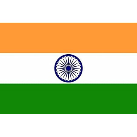 DRAPEAU INDE EN TISSUS 90 X 150 CM