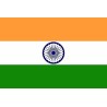 DRAPEAU INDE EN TISSUS 90 X 150 CM