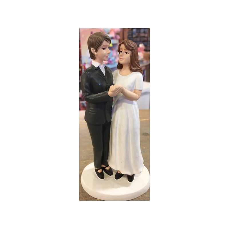 FIGURINE COUPLE 2 FEMMES MODELES ASSORTIS FIGURINE COUPLE 2 FEMMES MODELES ASSORTIS