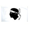 DRAPEAU CORSE EN TISSUS 90 X 150 CM