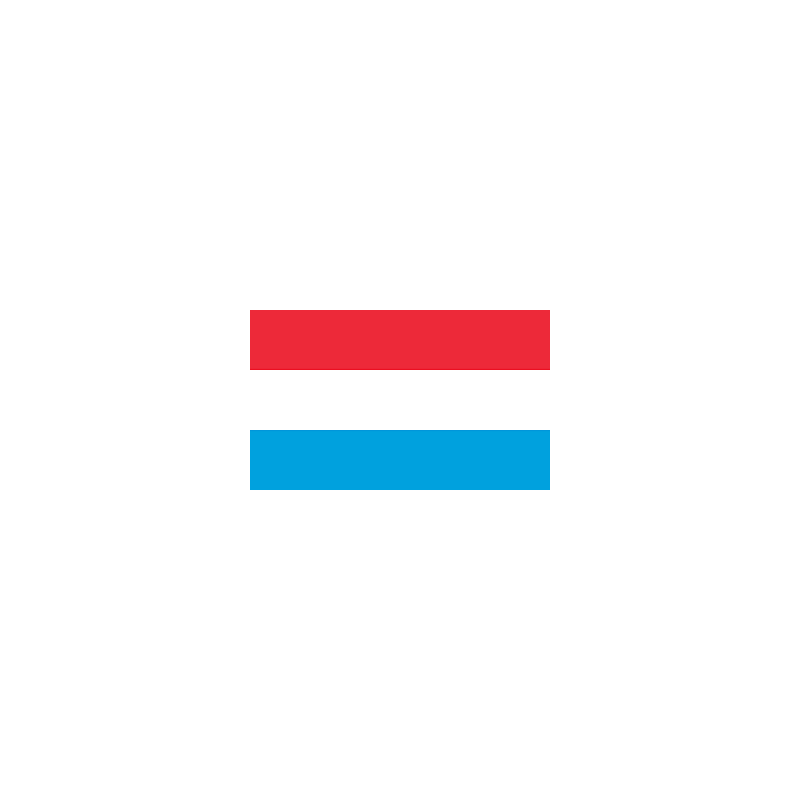 DRAPEAU LUXEMBOURG EN TISSUS 90 X 150 CM