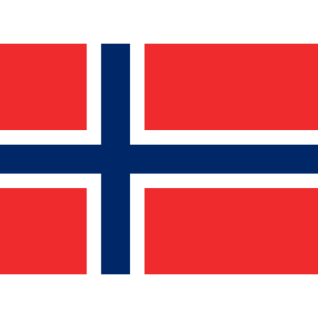 DRAPEAU NORVEGE EN TISSUS 90 X 150 CM