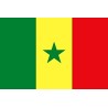 DRAPEAU SENEGAL EN TISSUS 90 X 150 CM