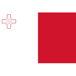 DRAPEAU MALTE EN TISSUS 90 X 150 CM