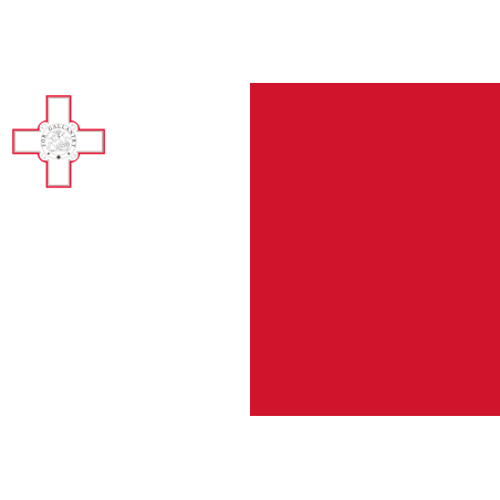 DRAPEAU MALTE EN TISSUS 90 X 150 CM