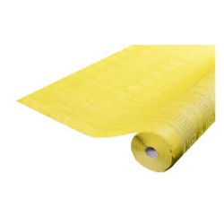 NAPPE DAMASSEE JAUNE  120 X 6M