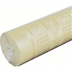 NAPPE DAMASSEE IVOIRE 1,20M X 6 M