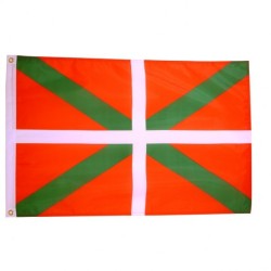 DRAPEAU PAYS BASQUE EN TISSUS 90 X 150 CM