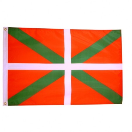 DRAPEAU PAYS BASQUE EN TISSUS 90 X 150 CM