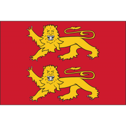 DRAPEAU NORMANDIE EN TISSUS 90 X 150 CM