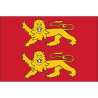 DRAPEAU NORMANDIE EN TISSUS 90 X 150 CM