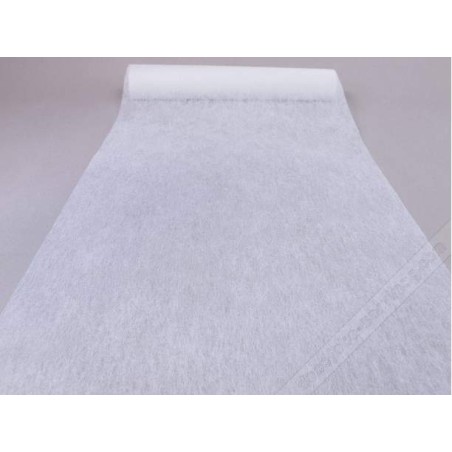 CHEMIN DE TABLE ELEGANCE BLANC 30 CM X 10 M