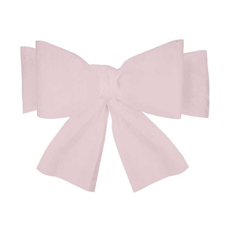 6 NOEUDS POUR HOUSSE DE CHAISE ROSE PASTEL 19 CM X 3 M 6 NOEUDS POUR HOUSSE DE CHAISE ROSE PASTEL 19 CM X 3 M