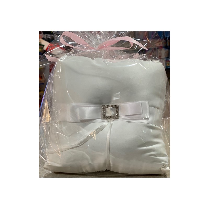 COUSSIN A ALLIANCES BLANC 17 X 17 CM COUSSIN A ALLIANCES BLANC 17 X 17 CM