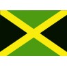 DRAPEAU EN TISSUS JAMAIQUE 90 X 150 CM