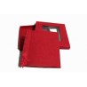 LIVRE D'OR ROUGE DANS BOITE 21,5 X 26,5 X 2 CM