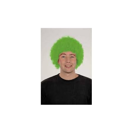 PERRUQUE POP FRISEE VERTE