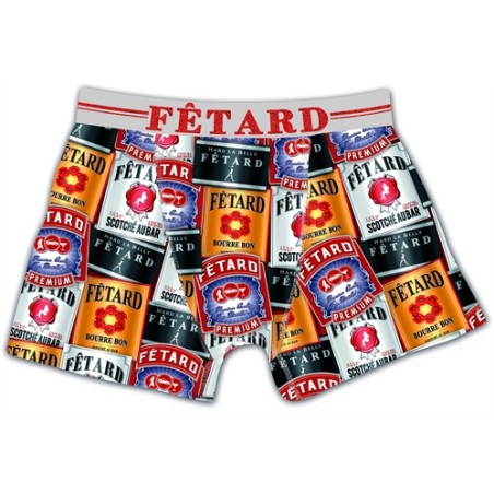 BOXER  HOMME HUMORISTIQUE FETARD TAILLE S 