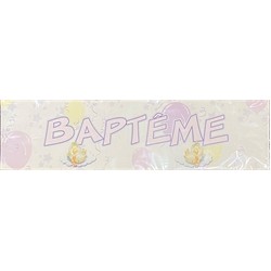 BANNER BAPTEME 2.44 METRES 