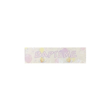 BANNER BAPTEME 2.44 METRES 