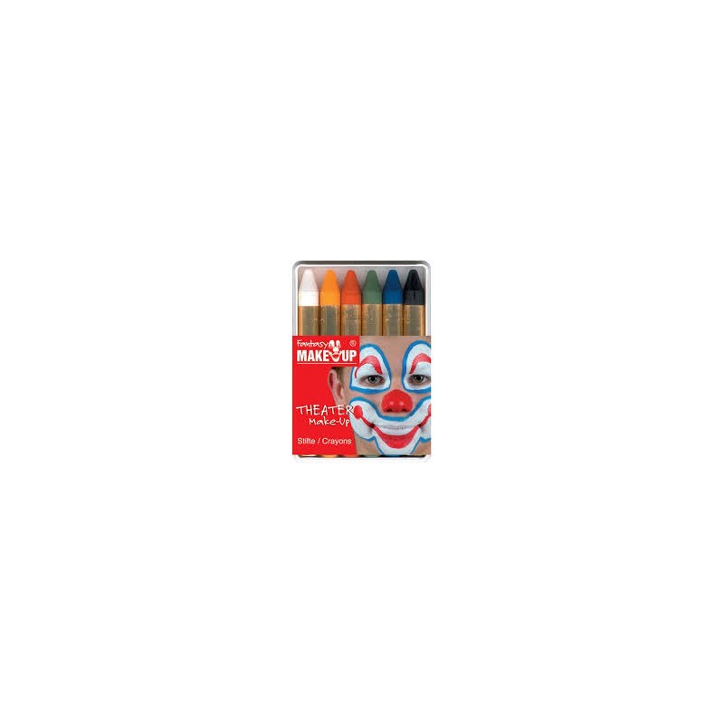 CRAYONS DE MAQUILLAGE 6 COULEURS DE BASE CRAYONS DE MAQUILLAGE 6 COULEURS DE BASE