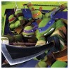 20 SERVIETTES TORTUES NINJA 33 X 33 CM 
