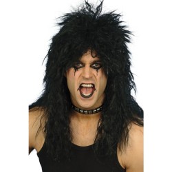 PERRUQUE ROCK NOIRE