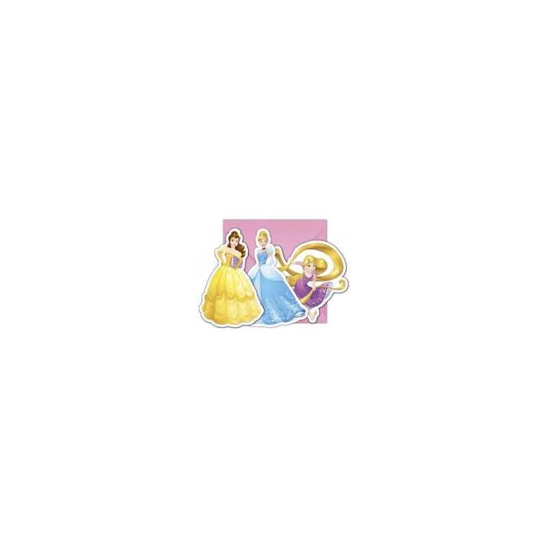 6 INVITATIONS PRINCESSES DISNEY 6 INVITATIONS PRINCESSES DISNEY