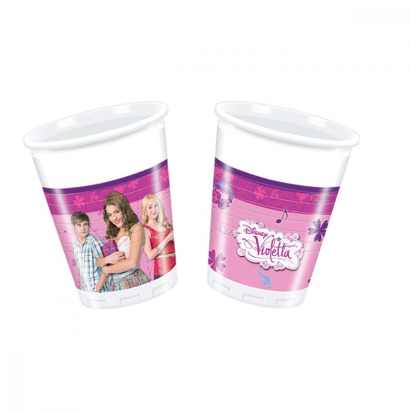8 GOBELETS VIOLETTA 8 GOBELETS VIOLETTA