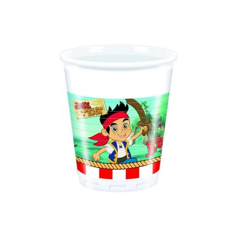 8 GOBELETS JAKE ET LES PIRATES 8 GOBELETS JAKE ET LES PIRATES