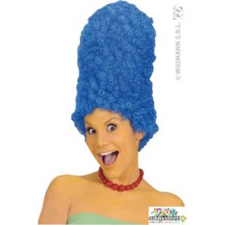 PERRUQUE CARTOON BLEUE MARGE