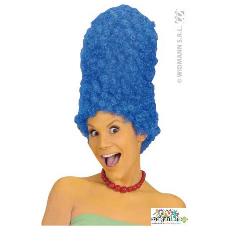 PERRUQUE CARTOON BLEUE MARGE PERRUQUE CARTOON BLEUE MARGE